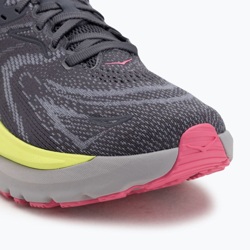 Women's running shoes HOKA Arahi 8 charcoal grey/grey skies 7