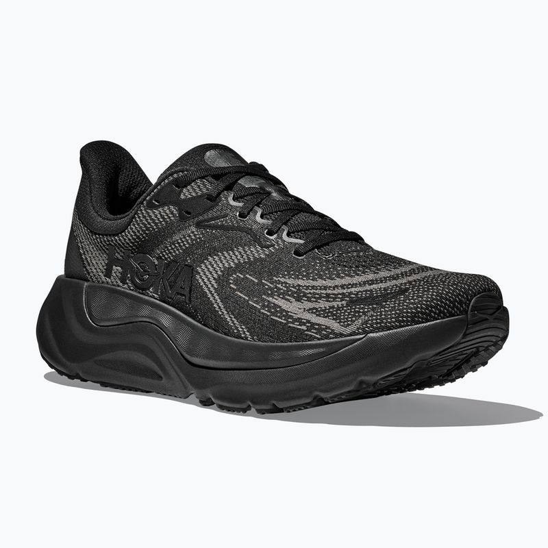 Men's running shoes HOKA Arahi 8 Wide black/black