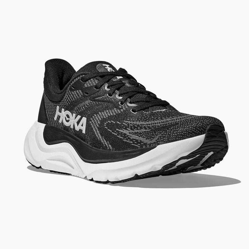 Women's running shoes HOKA Arahi 8 Wide black/white 8