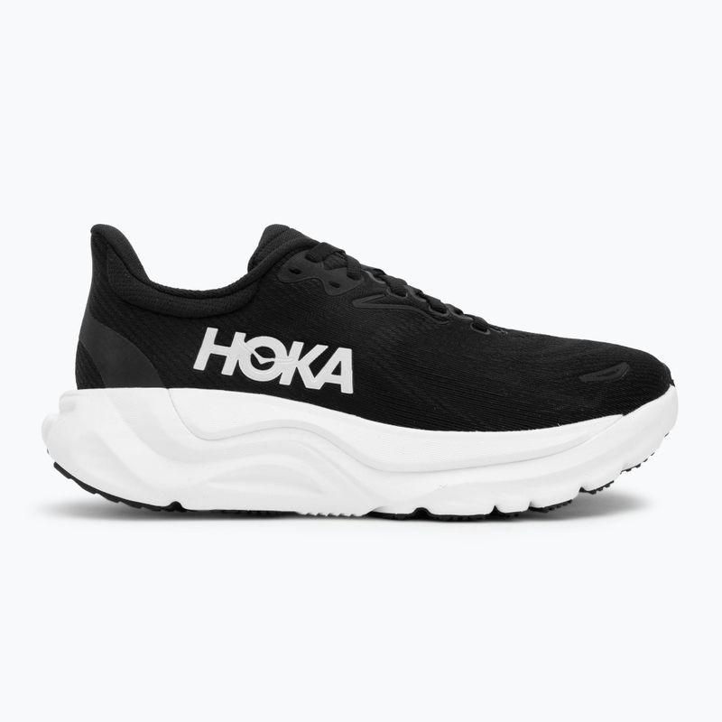 Women's running shoes HOKA Arahi 8 Wide black/white 2