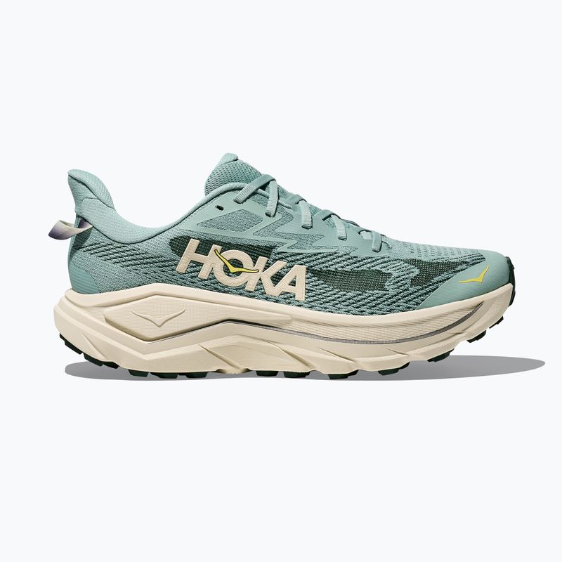 Men's running shoes HOKA Challenger 8 jade/truffle salt 9