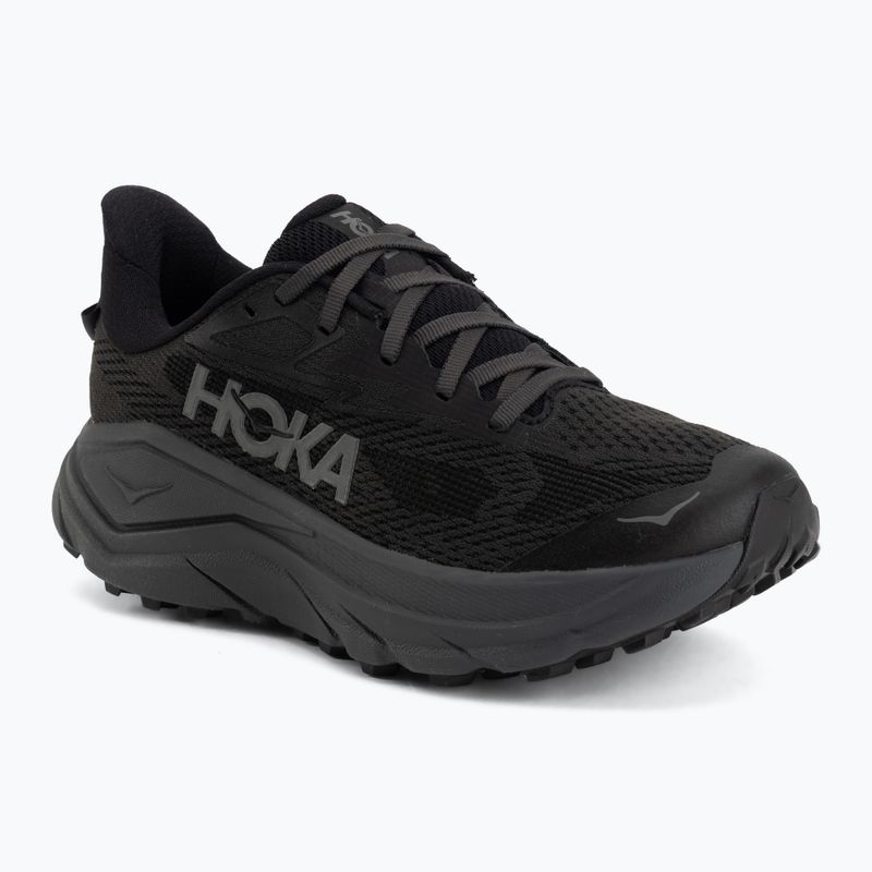 Women's running shoes HOKA Challenger 8 black/outer orbit