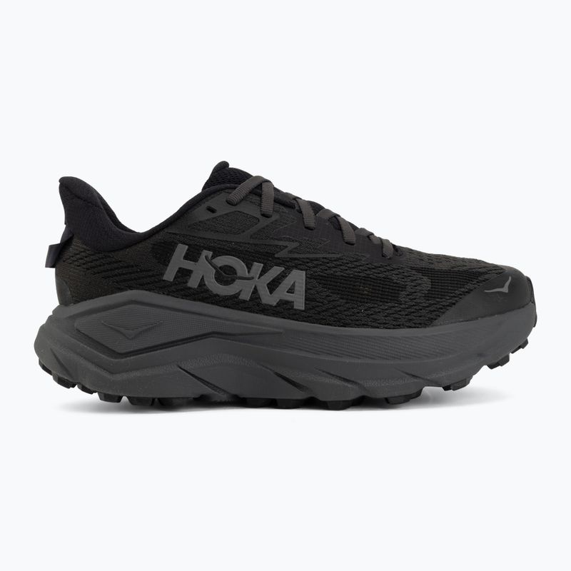 Women's running shoes HOKA Challenger 8 black/outer orbit 2