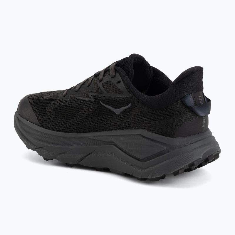 Women's running shoes HOKA Challenger 8 black/outer orbit 3