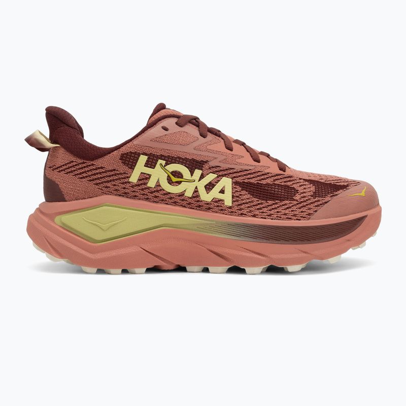 Women's running shoes HOKA Challenger 8 blush/dark cedar 2