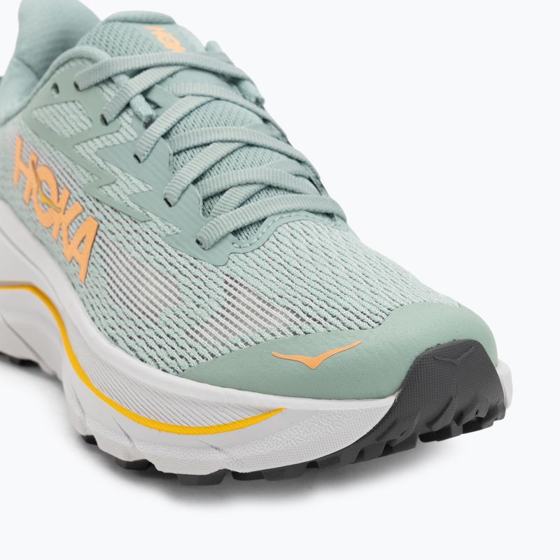 Women's running shoes HOKA Challenger 8 jade/cosmic grey 7