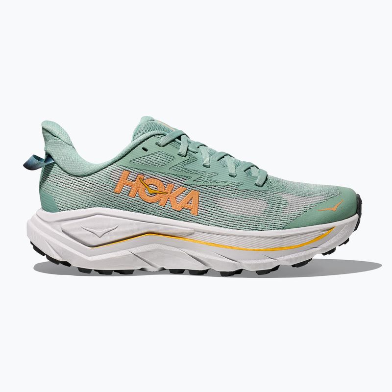 Women's running shoes HOKA Challenger 8 jade/cosmic grey 9