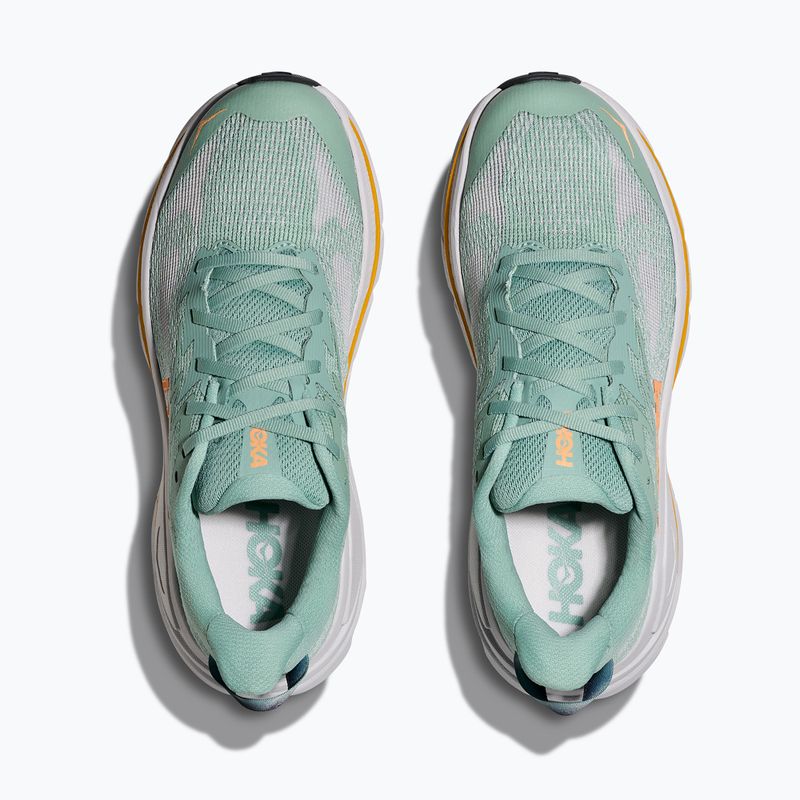 Women's running shoes HOKA Challenger 8 jade/cosmic grey 15