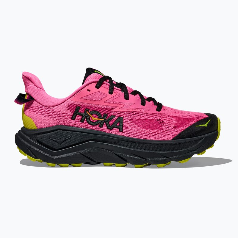Women's running shoes HOKA Challenger 8 neon rose/black 9