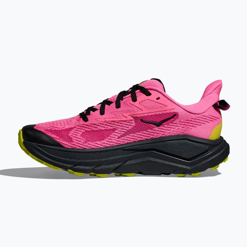 Women's running shoes HOKA Challenger 8 neon rose/black 10