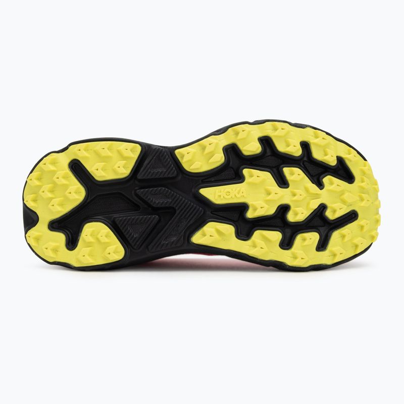 Women's running shoes HOKA Challenger 8 neon rose/black 4