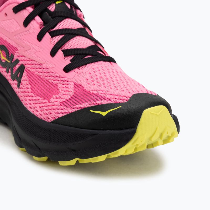 Women's running shoes HOKA Challenger 8 neon rose/black 7
