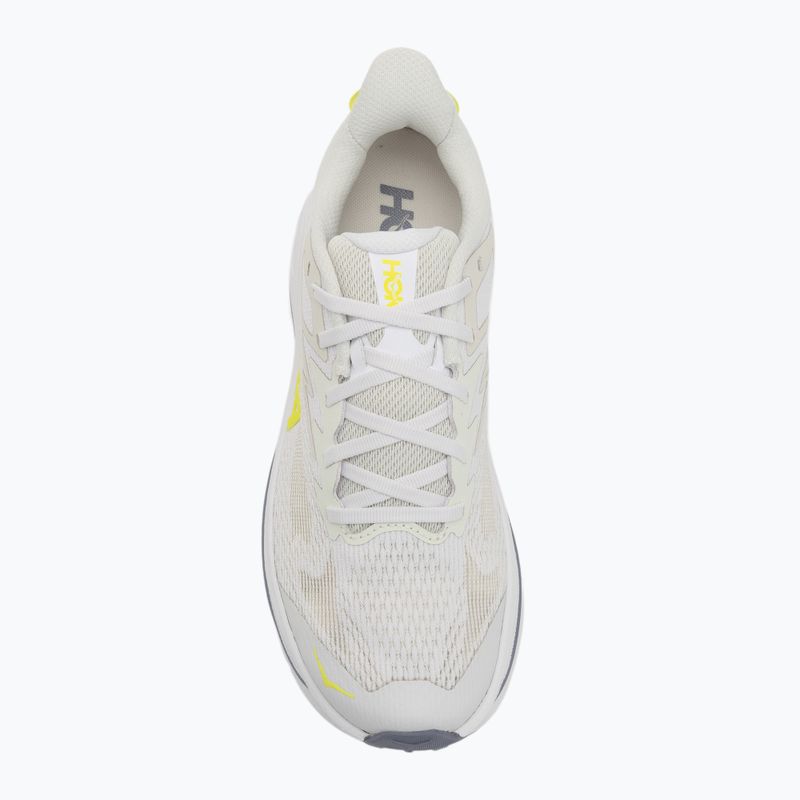 Women's running shoes HOKA Challenger 8 white/neon hoka citrus 5