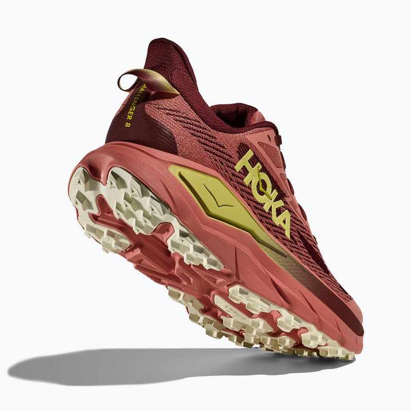 Women's running shoes HOKA Challenger 8 Wide blush / dark cedar 5