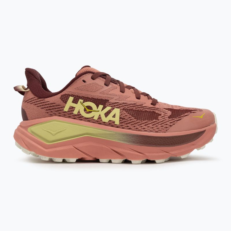 Women's running shoes HOKA Challenger 8 Wide blush / dark cedar 2