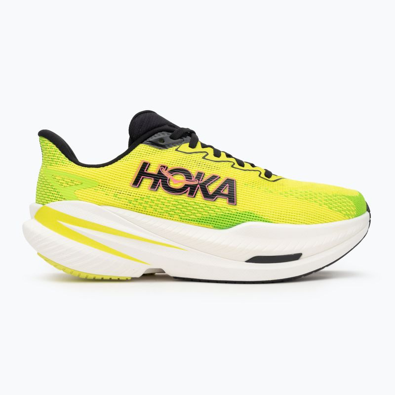 Men's running shoes Hoka Mach X 3 neon hoka citrus/neon lime 2