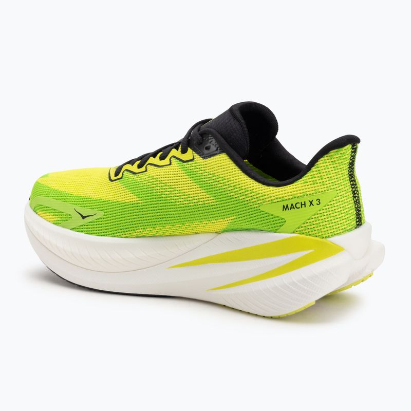 Men's running shoes Hoka Mach X 3 neon hoka citrus/neon lime 3