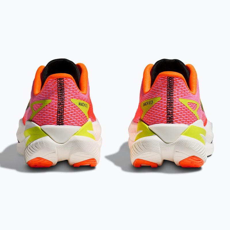 Shoes Women's running trainers Hoka Mach X 3 neon rose/neon tangerine 6