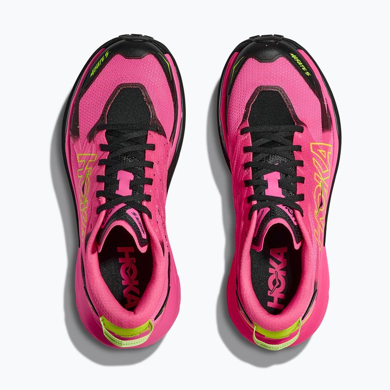 Women's running shoes HOKA Matafe 5 neon rose/black 8