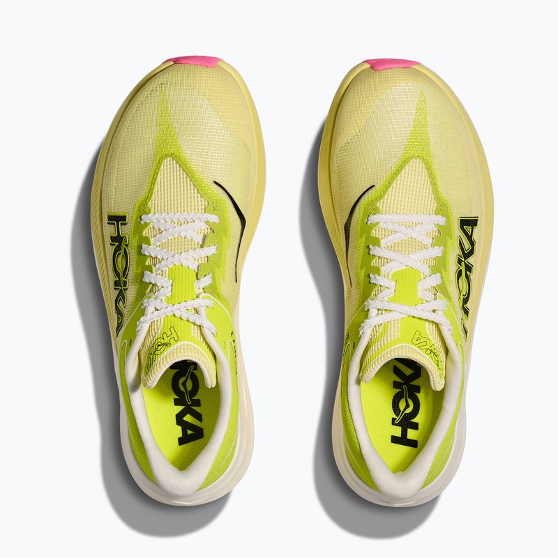 Running shoes HOKA Rocket X 3 sunlight/neon hoka citrus 3