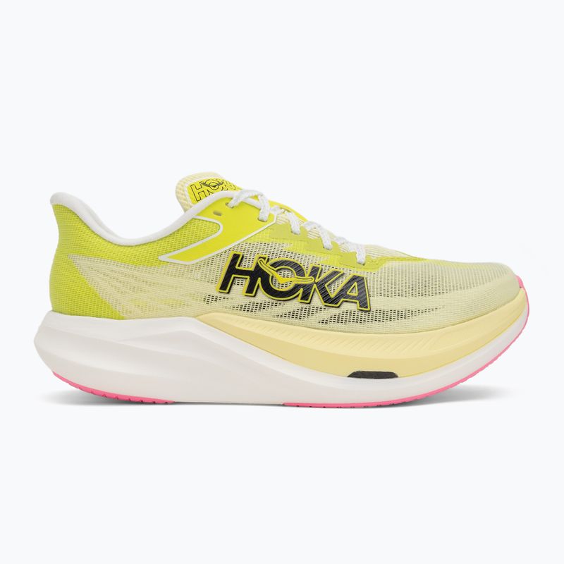 Running shoes HOKA Rocket X 3 sunlight/neon hoka citrus 2