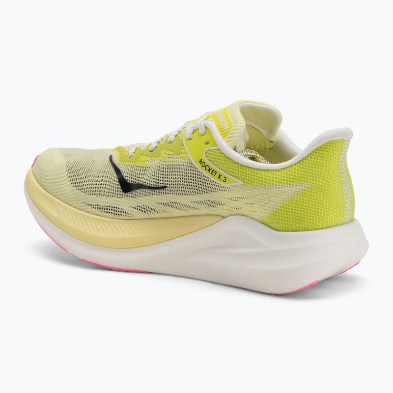 Running shoes HOKA Rocket X 3 sunlight/neon hoka citrus 3