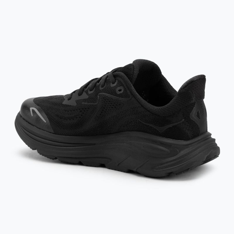 Children's running shoes HOKA Clifton 10 black/black 3