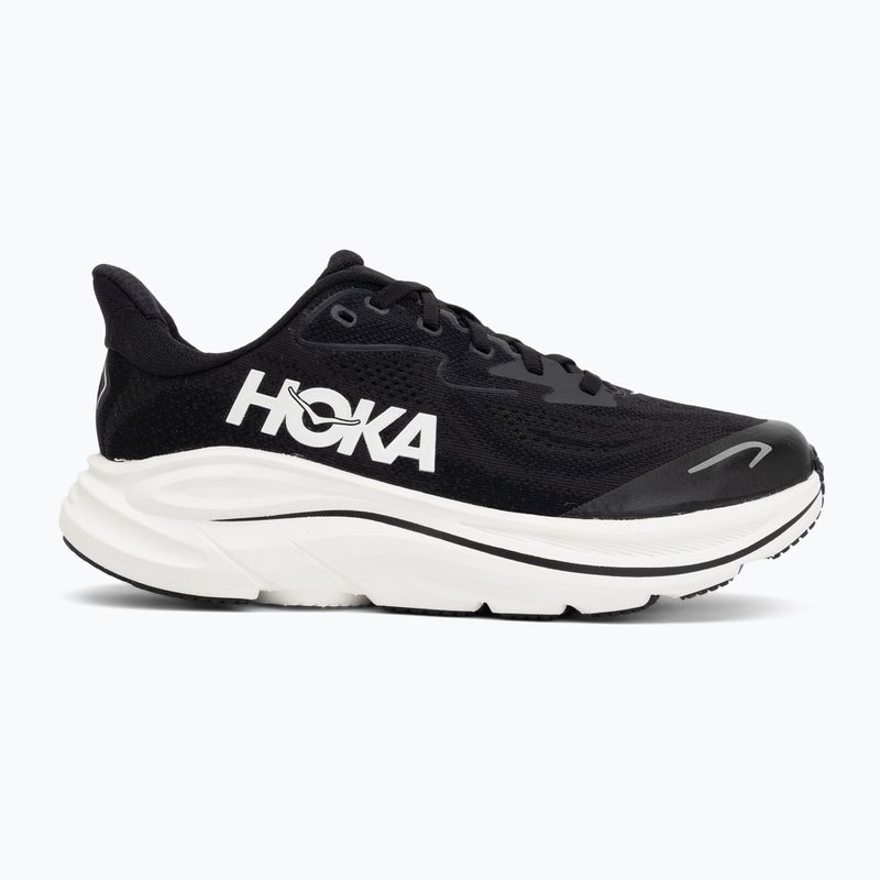 Children's running shoes HOKA Clifton 10 black/white 2