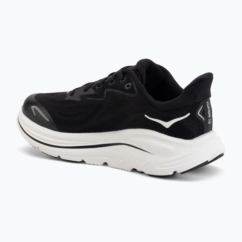Children's running shoes HOKA Clifton 10 black/white 3