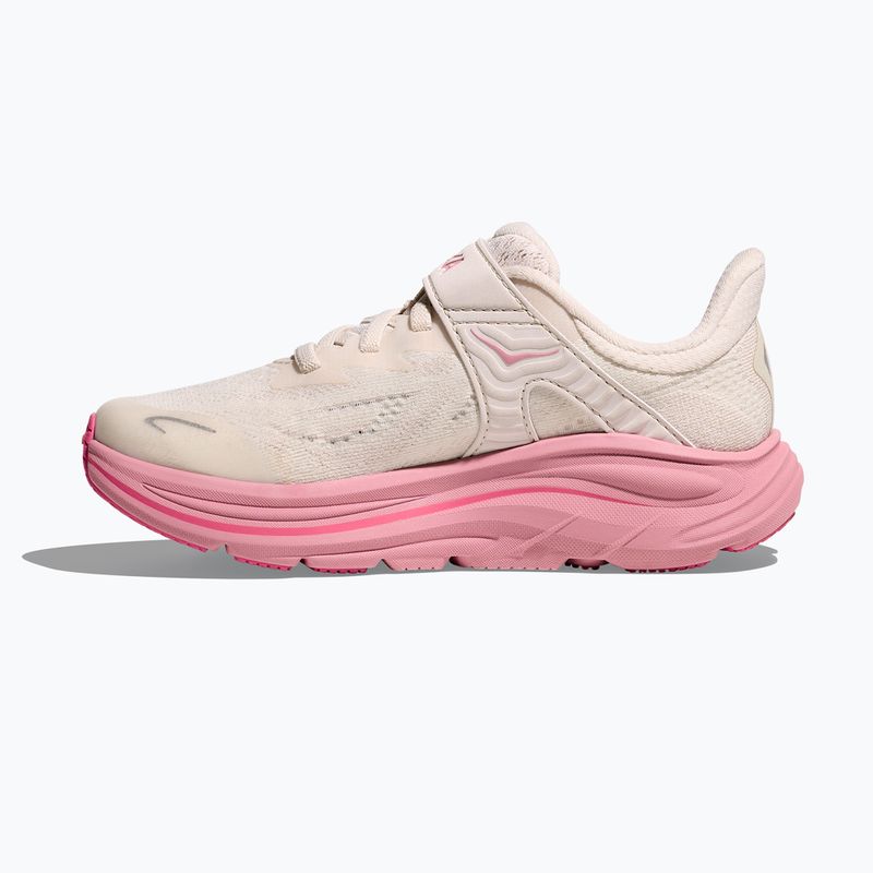 HOKA Clifton 10 rose cream/dried rose children's running shoes 10