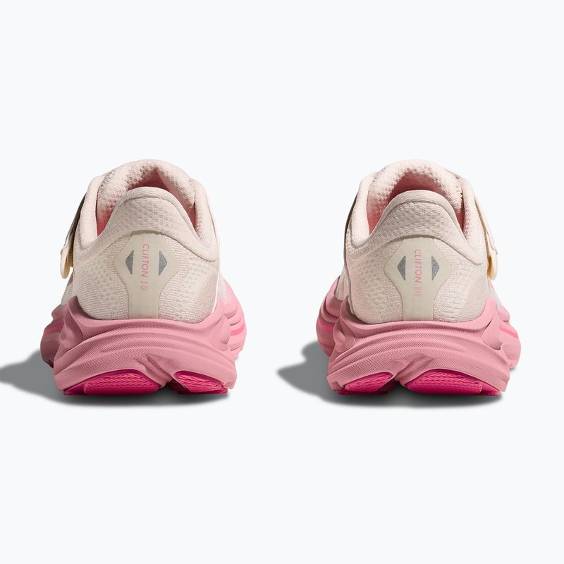 HOKA Clifton 10 rose cream/dried rose children's running shoes 13