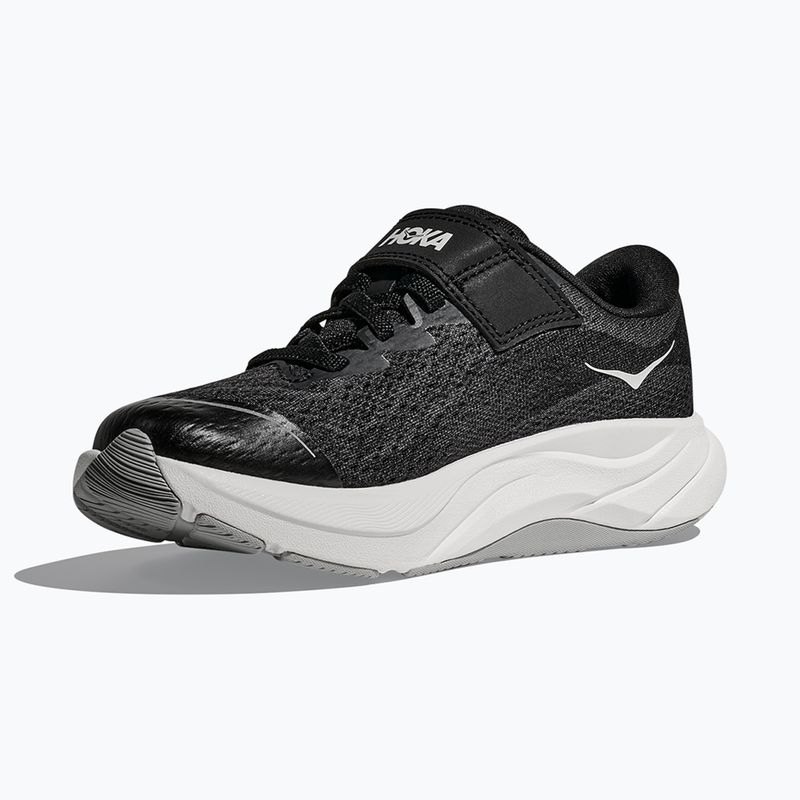 Children's running shoes HOKA Rincon 4 Little Kids black/white 2