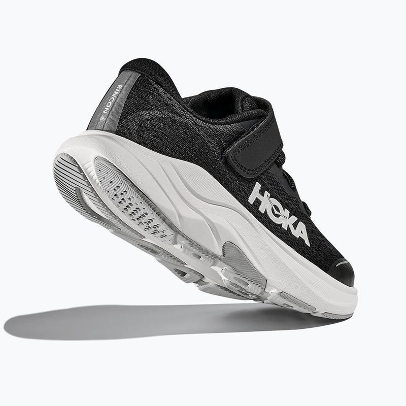 Children's running shoes HOKA Rincon 4 Little Kids black/white 5