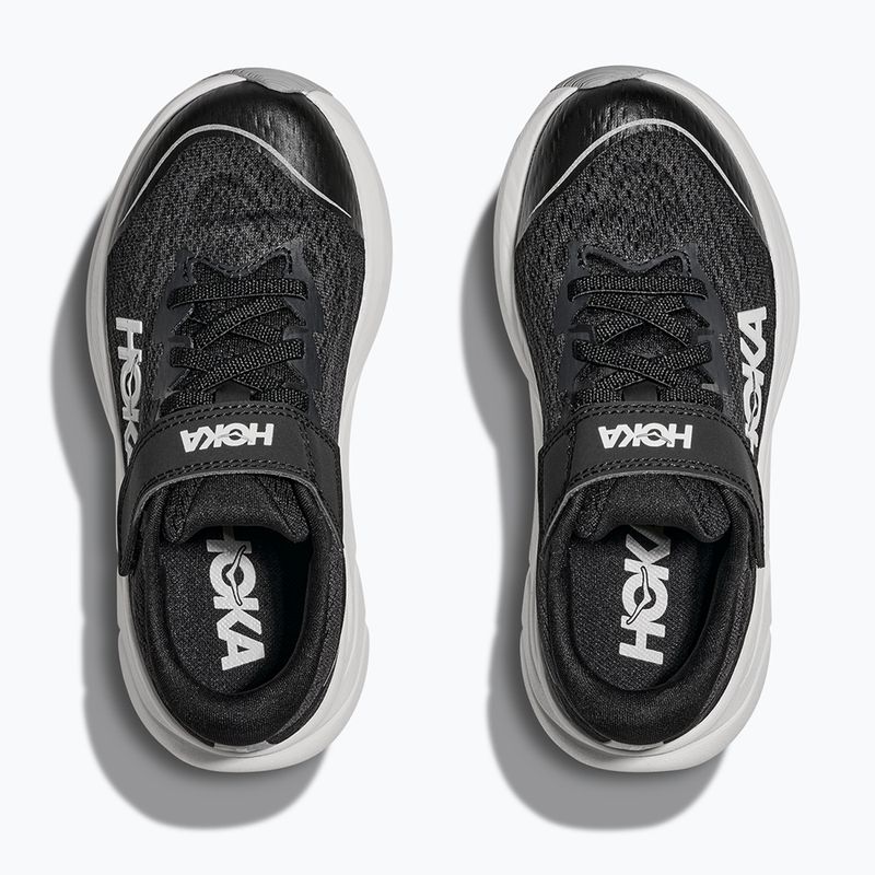 Children's running shoes HOKA Rincon 4 Little Kids black/white 7