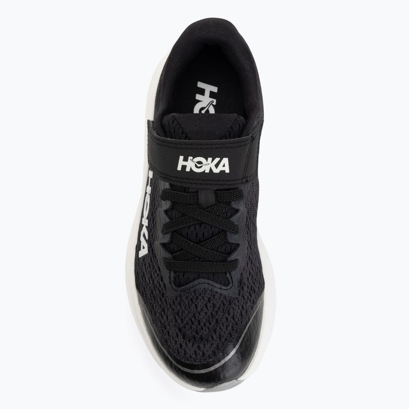 Children's running shoes HOKA Rincon 4 Little Kids black/white 5