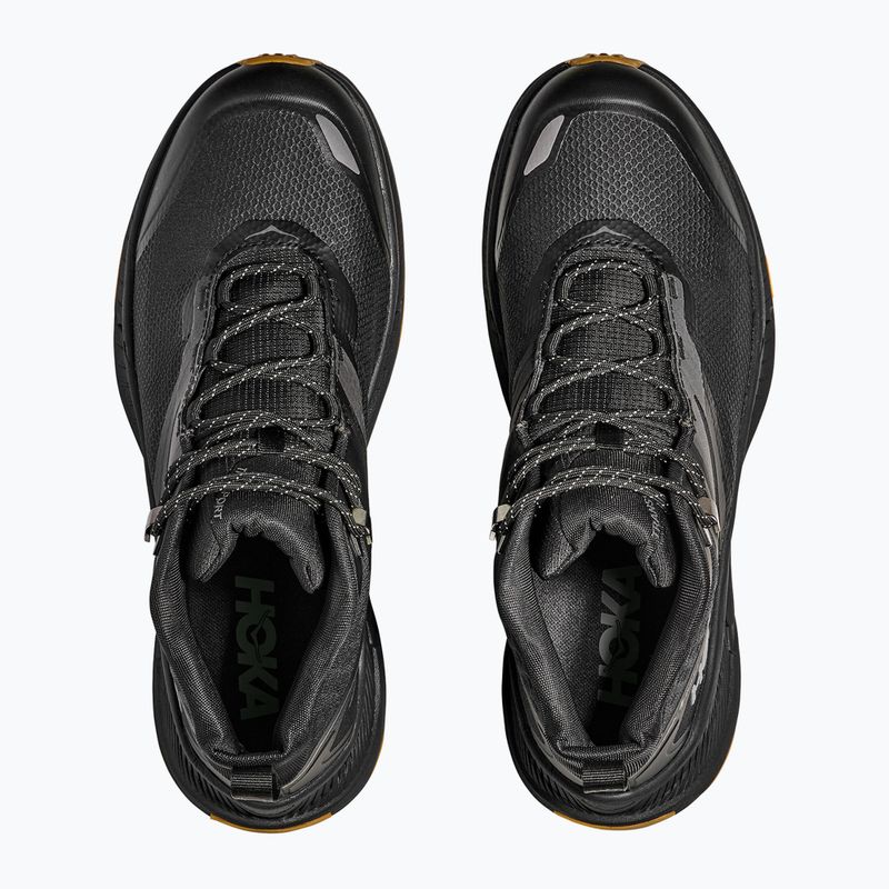 Men's trekking boots HOKA Transport Hike GTX black/black 8