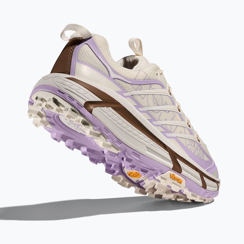 Shoes HOKA Mafate Three 2 Wordmark Alabaster/Iris Flower 5