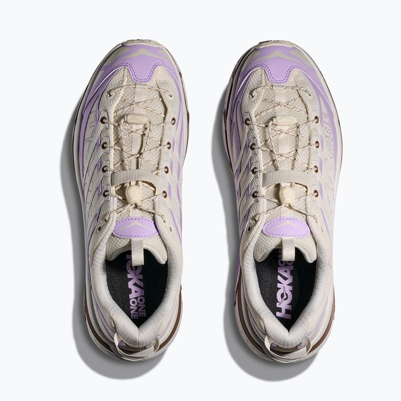 Shoes HOKA Mafate Three 2 Wordmark Alabaster/Iris Flower 8