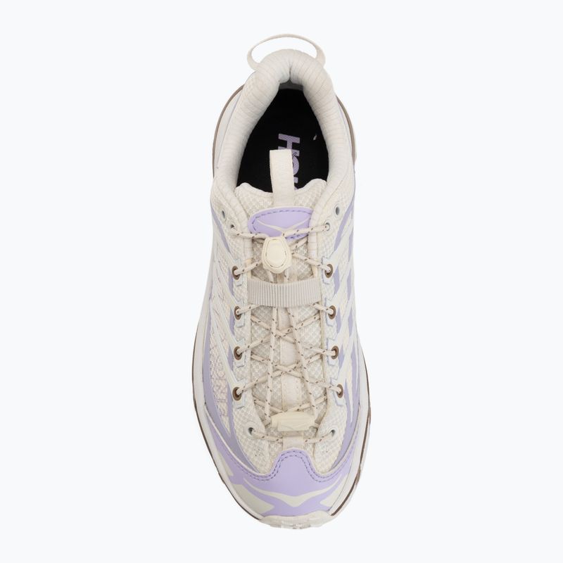 Shoes HOKA Mafate Three 2 Wordmark Alabaster/Iris Flower 5