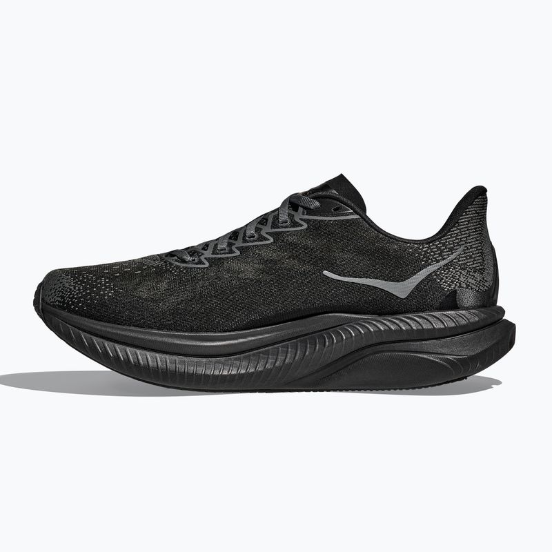 Men's running shoes HOKA Mach 6 black/black 3