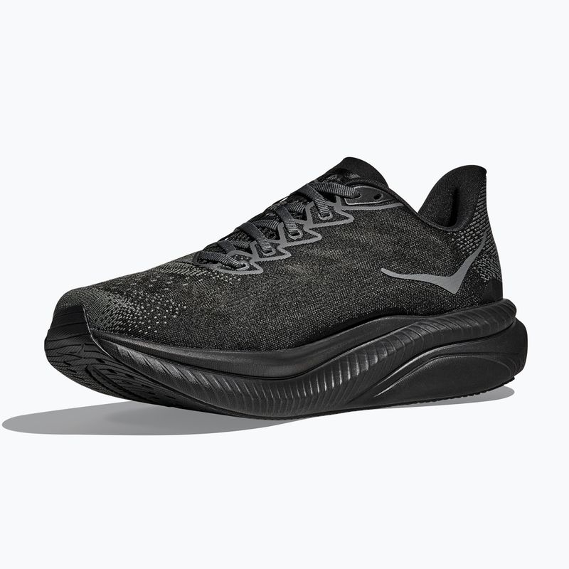 Men's running shoes HOKA Mach 6 black/black 4