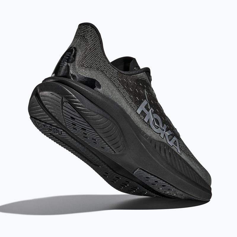 Men's running shoes HOKA Mach 6 black/black 5