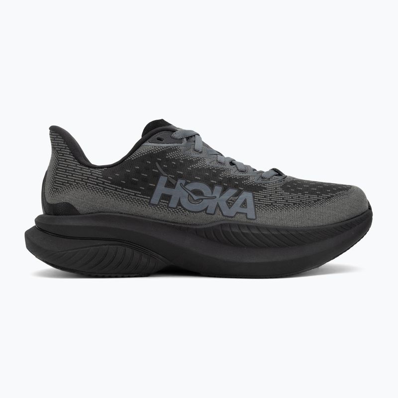 Men's running shoes HOKA Mach 6 black/black 2