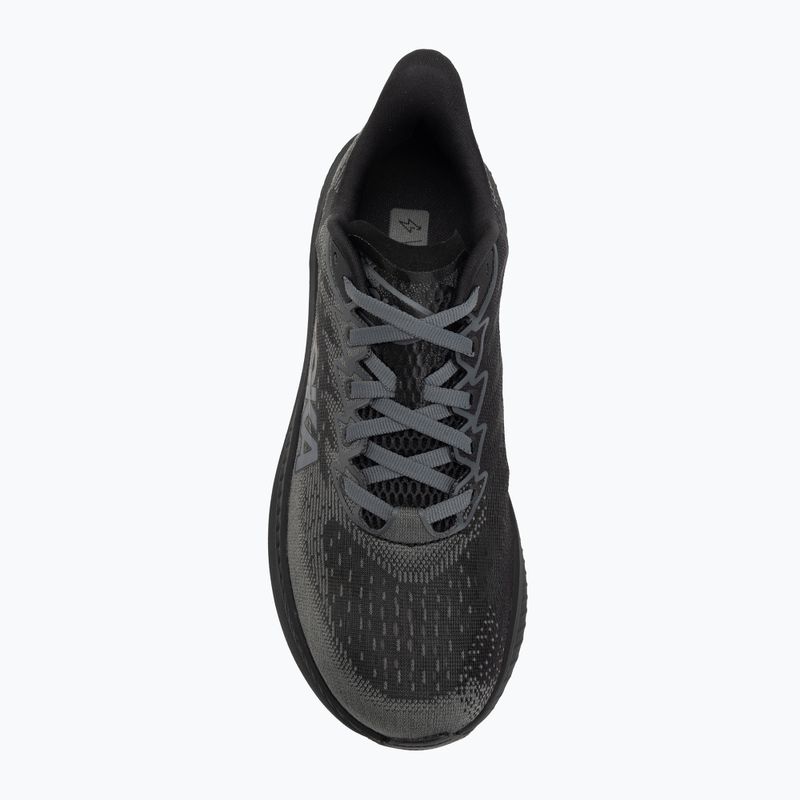 Men's running shoes HOKA Mach 6 black/black 5