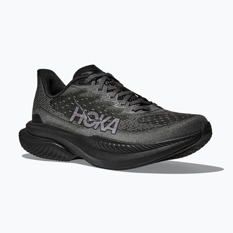 Women's running shoes HOKA Mach 6 black/fuchcsia