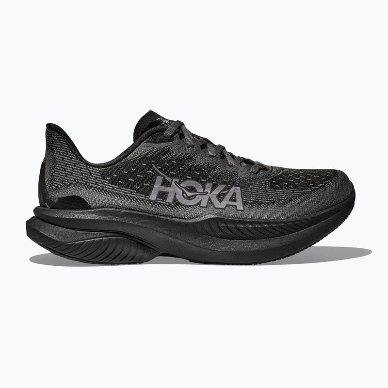 Women's running shoes HOKA Mach 6 black/fuchcsia 2