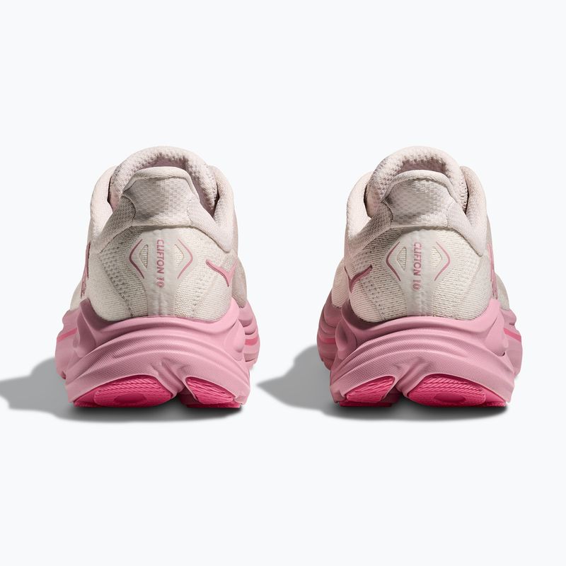 Women's running shoes HOKA Clifton 10 Wide rose cream/dried rose 6