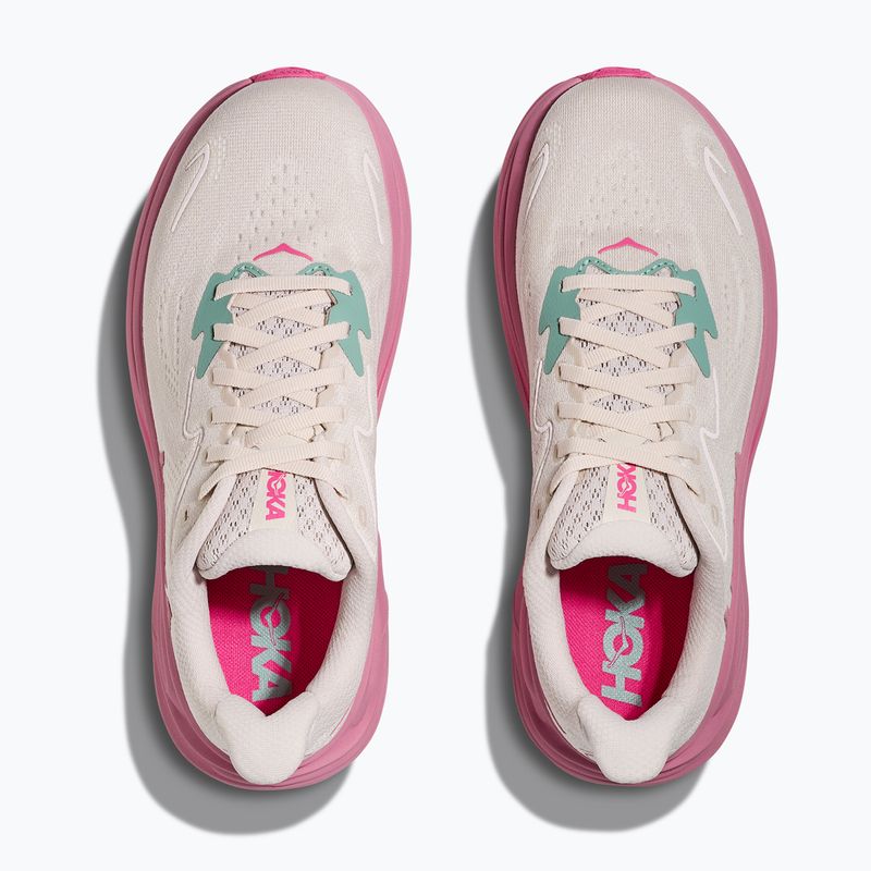 Women's running shoes HOKA Clifton 10 Wide rose cream/dried rose 8