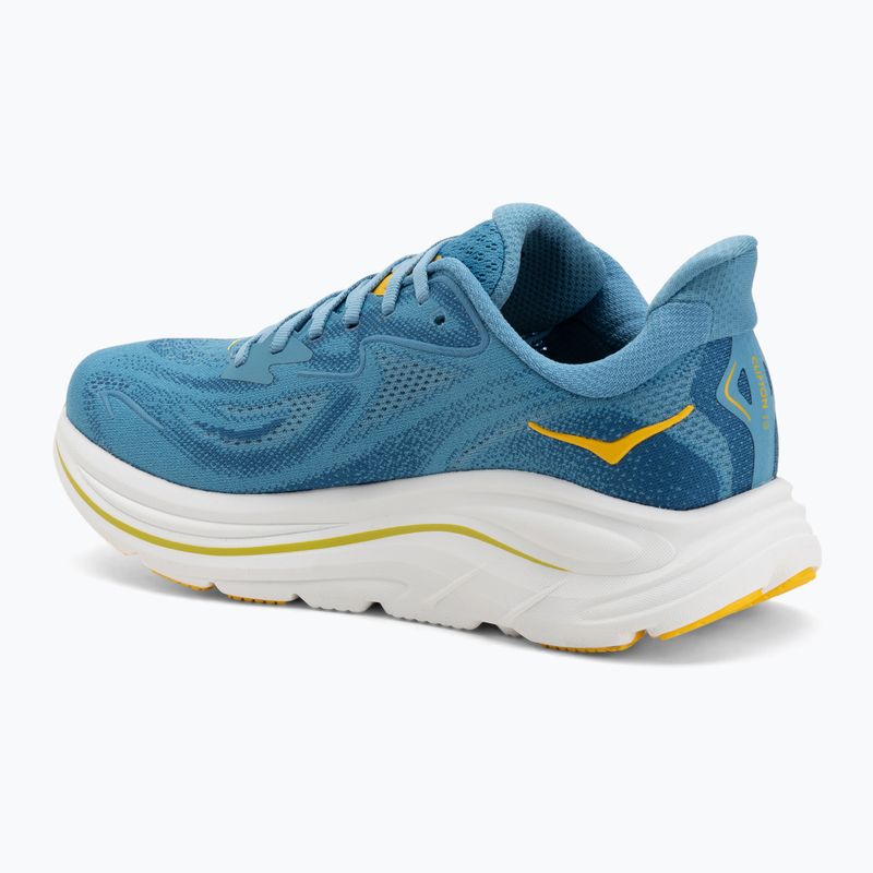Men's running shoes HOKA Clifton 10 Wide alpine blue/foggy night 3