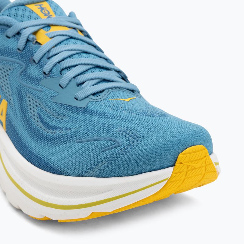 Men's running shoes HOKA Clifton 10 Wide alpine blue/foggy night 7